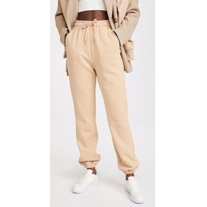 We Wore What Tan Sweatpants